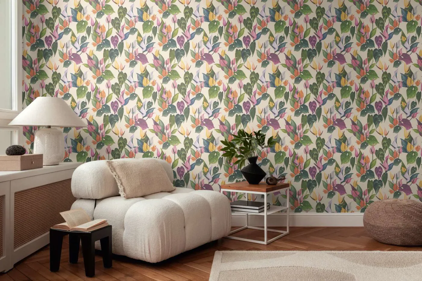 Papel mural Anna D'Andrea - Arte y Diseño - Blanco