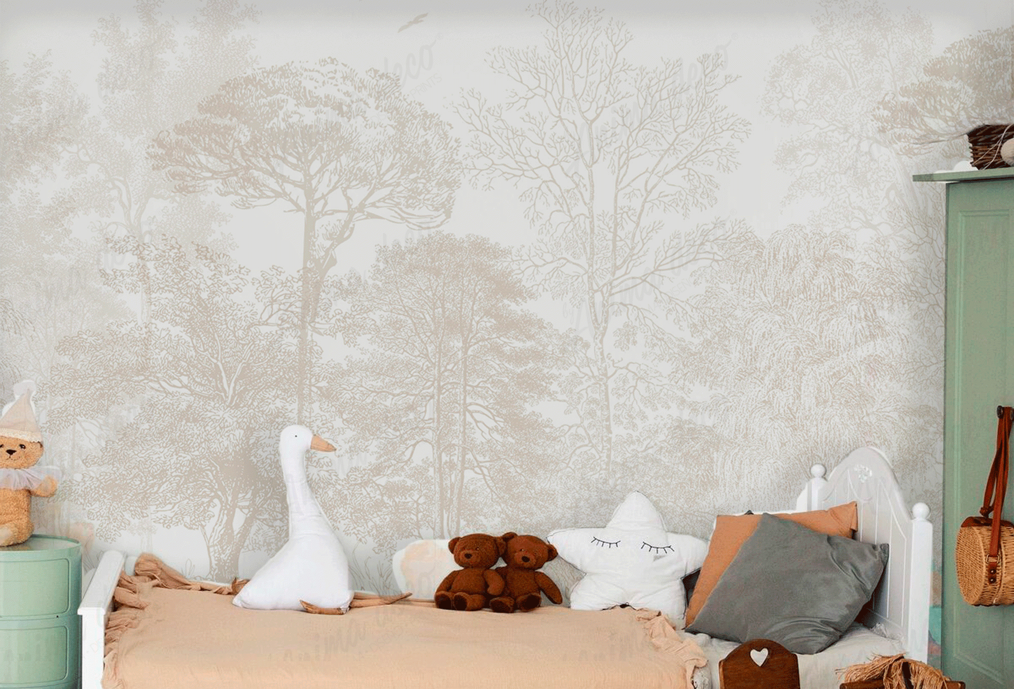 Papel mural Bosques - Infantiles - Personalizado