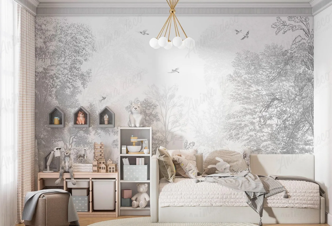 Papel mural Bosques - Infantiles - Personalizado