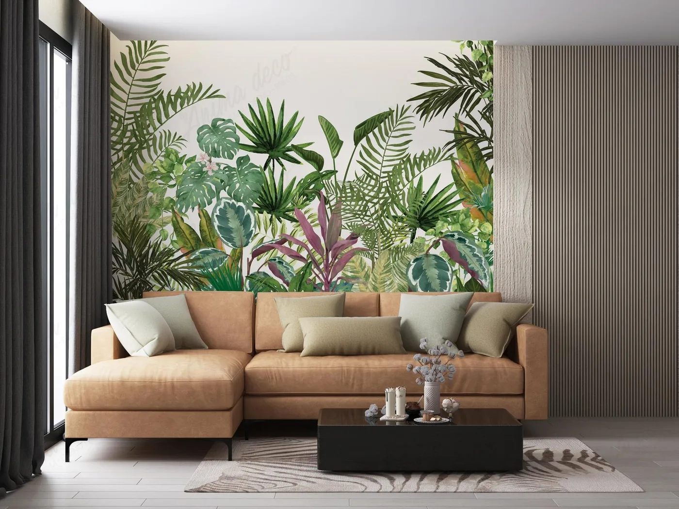 Papel mural Botánicos - Personalizados - Personalizado
