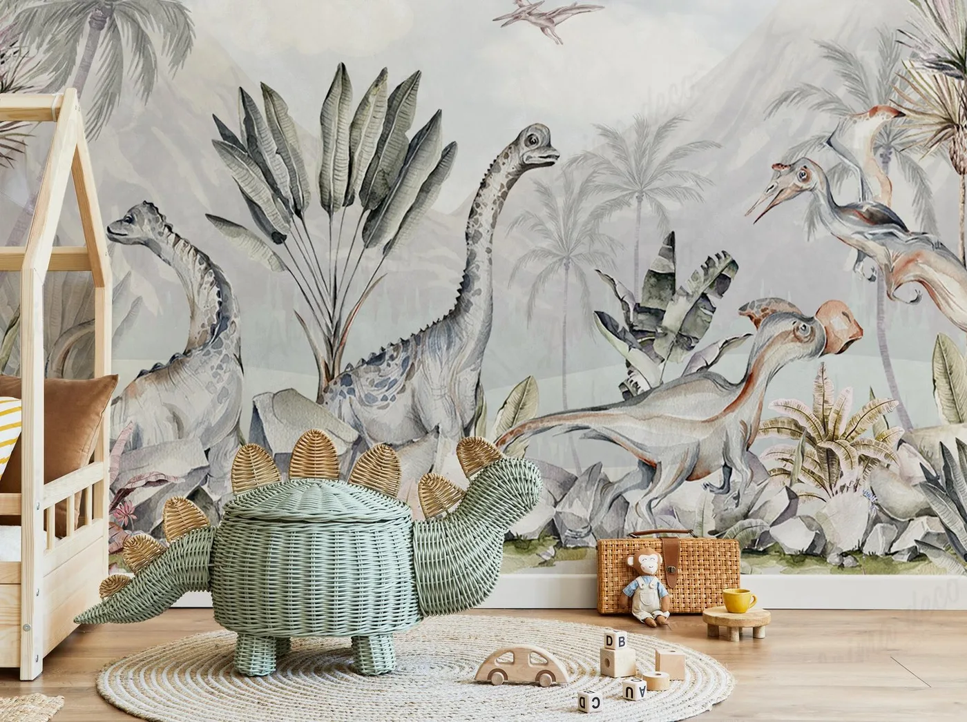 Papel mural Dinosaurios - Infantiles - Personalizado