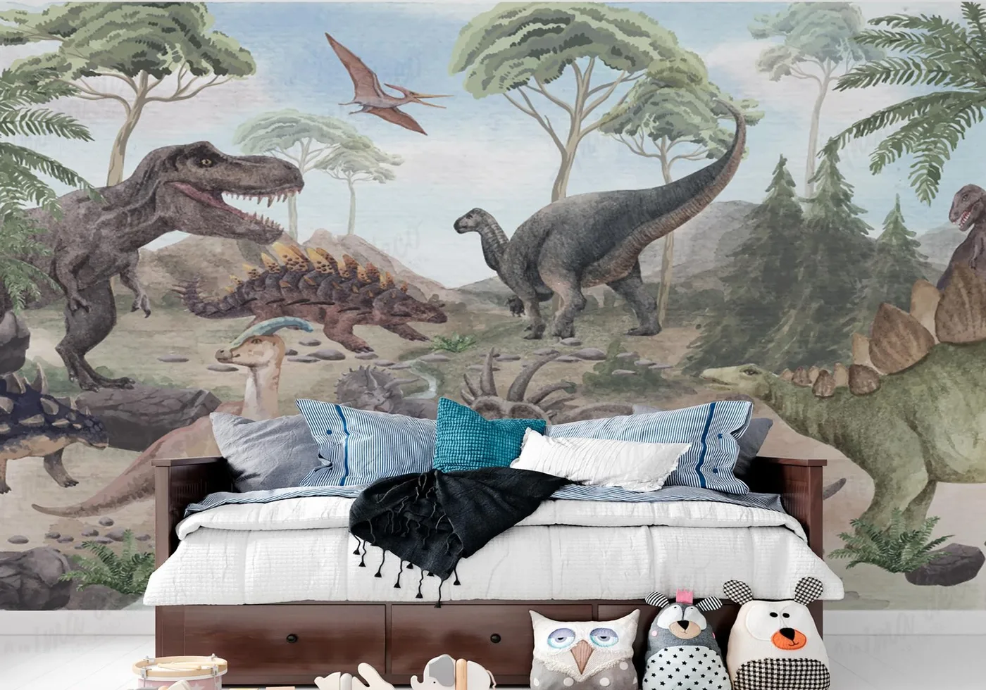 Papel mural Dinosaurios - Infantiles - Personalizado