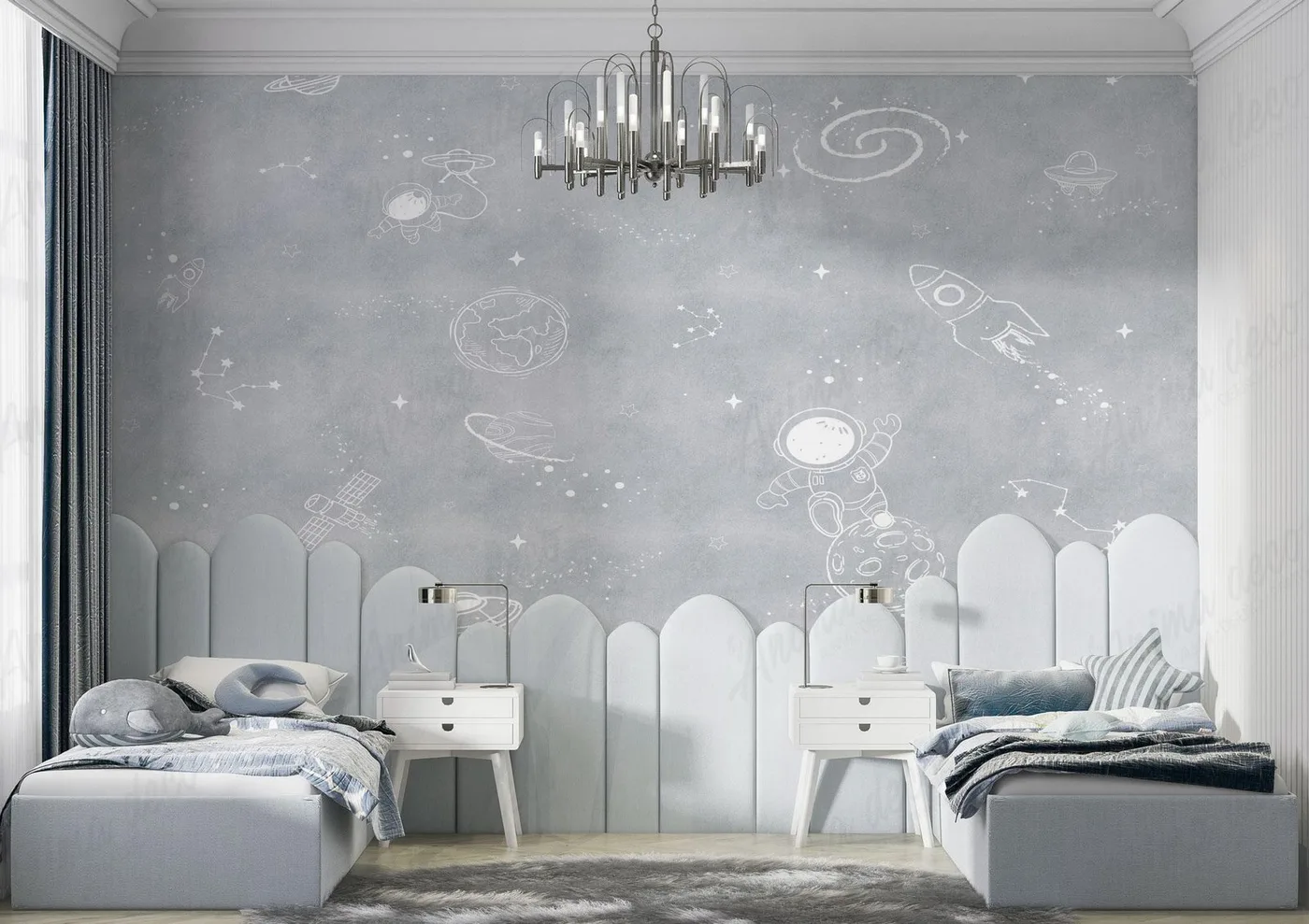 Papel mural Espacio - Infantiles - Personalizado