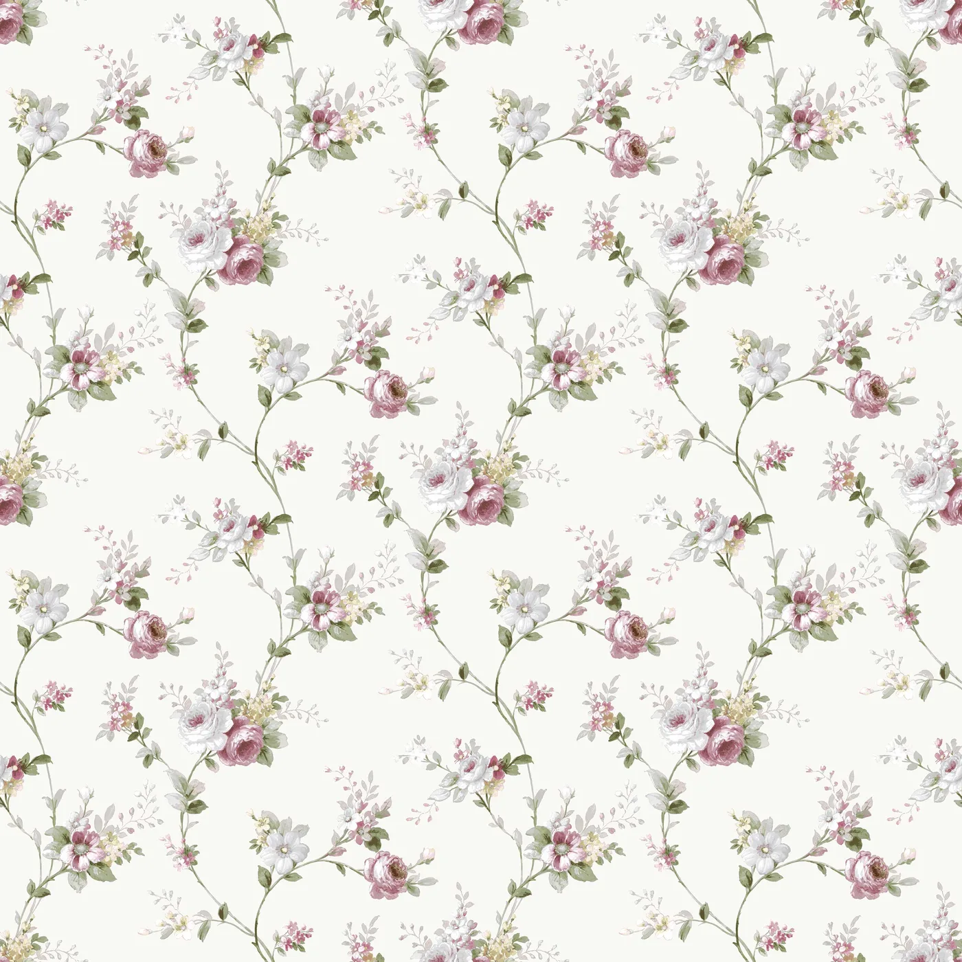 Fiori Country - Blanco