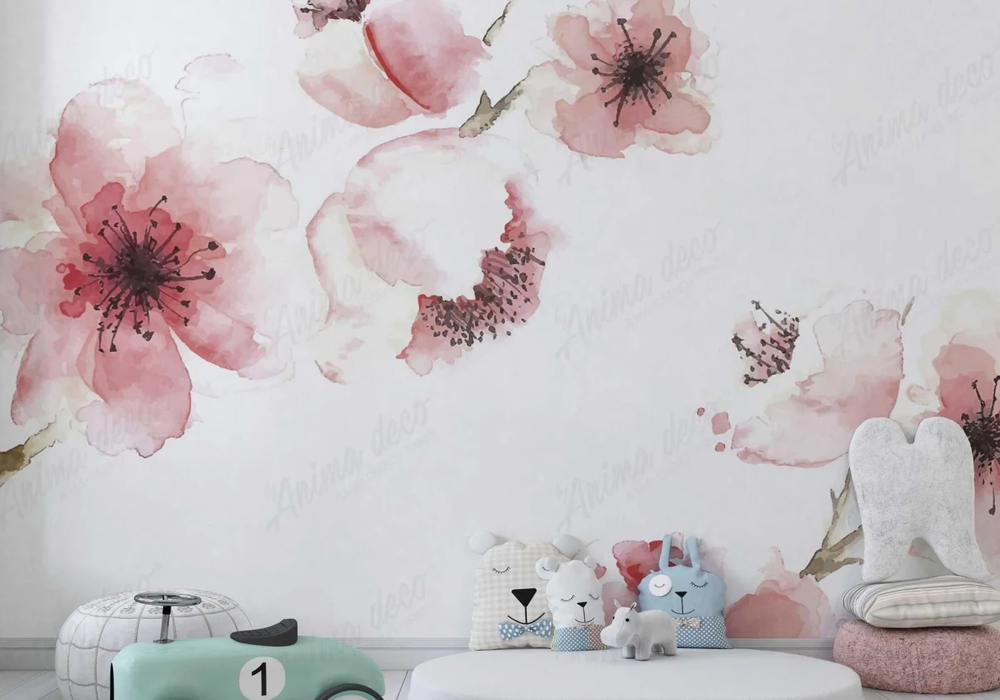 Papel mural Floridos - Personalizados - Personalizado