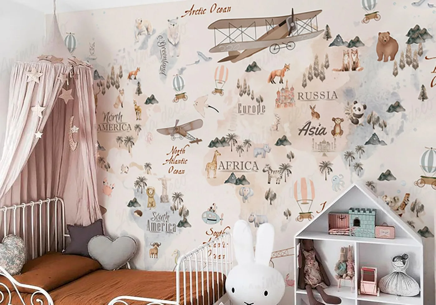 Papel mural Mapas - Personalizados - Personalizado