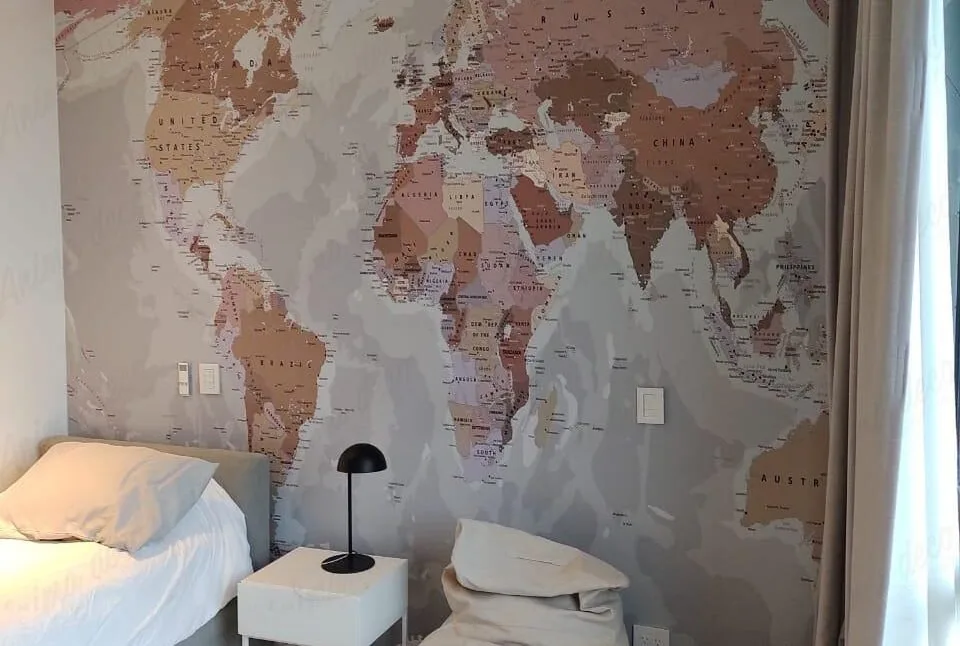 Papel mural Mapas - Personalizados - Personalizado