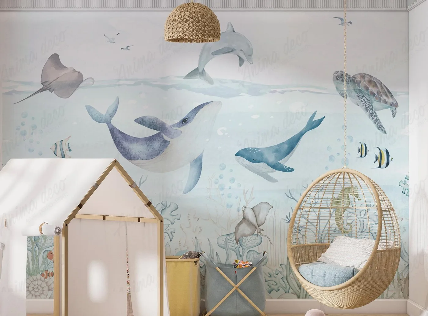 Papel mural Marinos - Infantiles - Personalizado