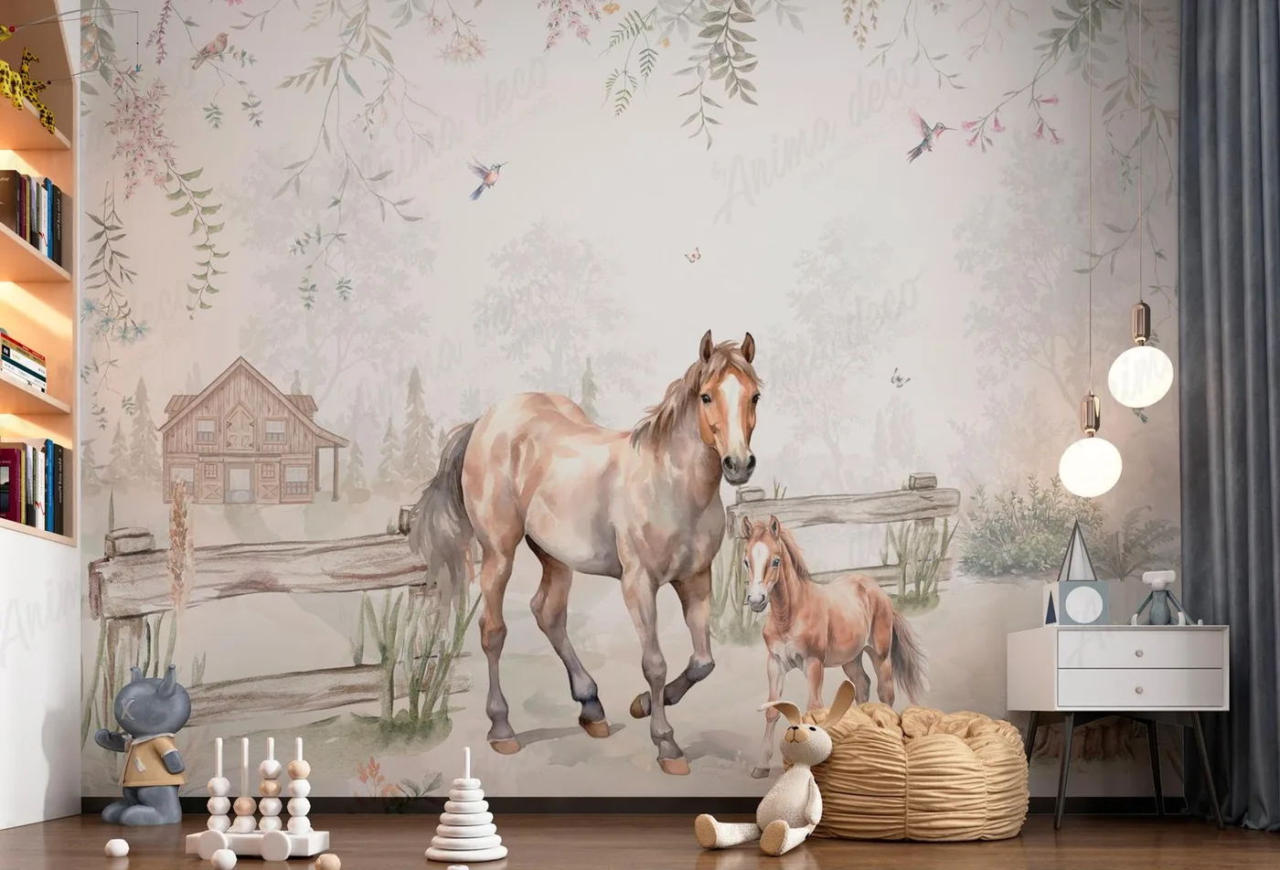 Papel mural Más Animalitos - Infantiles - Personalizado