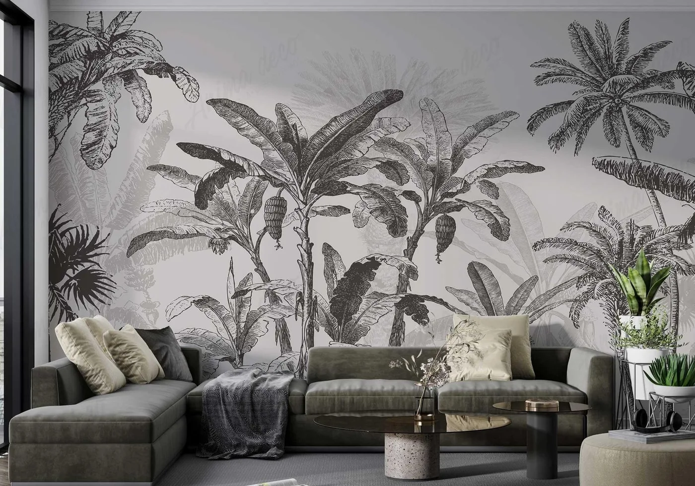 Papel mural Royal Palms - Personalizados - Personalizado