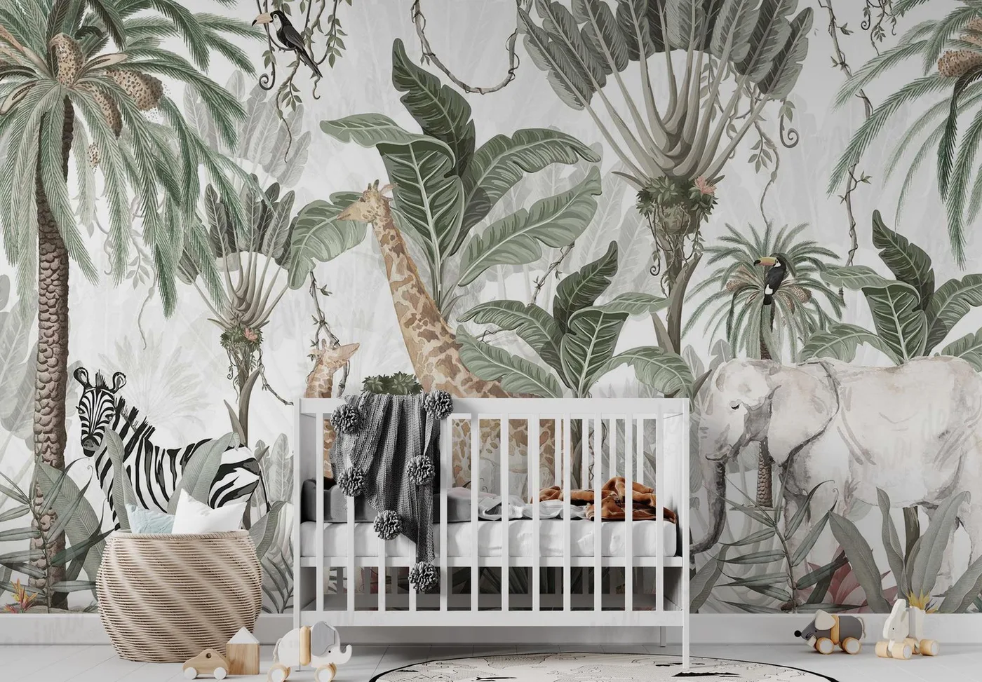 Papel mural Safaris - Infantiles - Personalizado