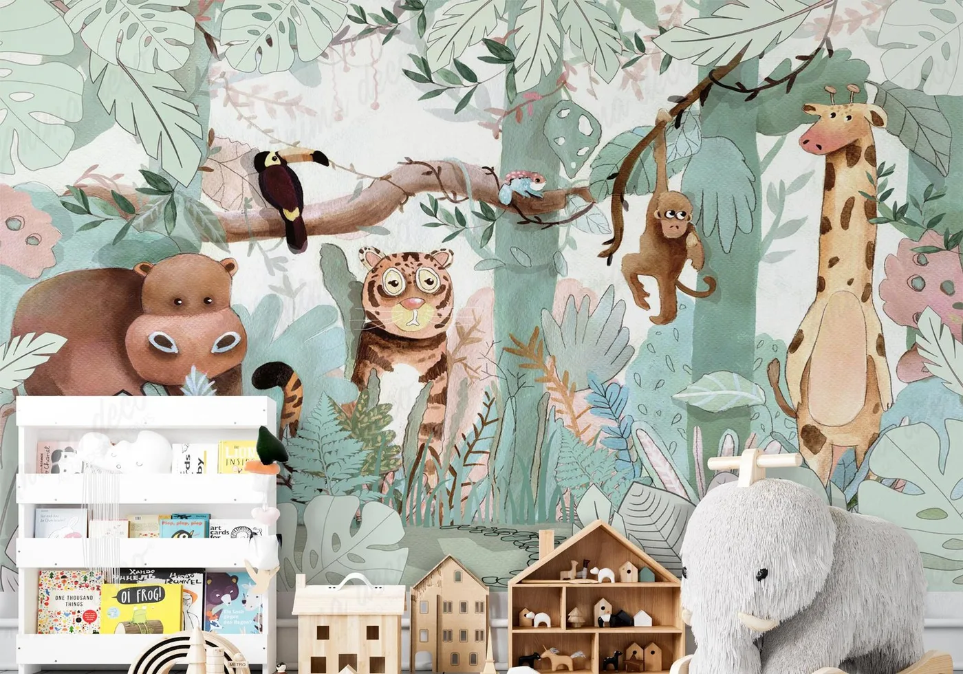 Papel mural Safaris - Infantiles - Personalizado