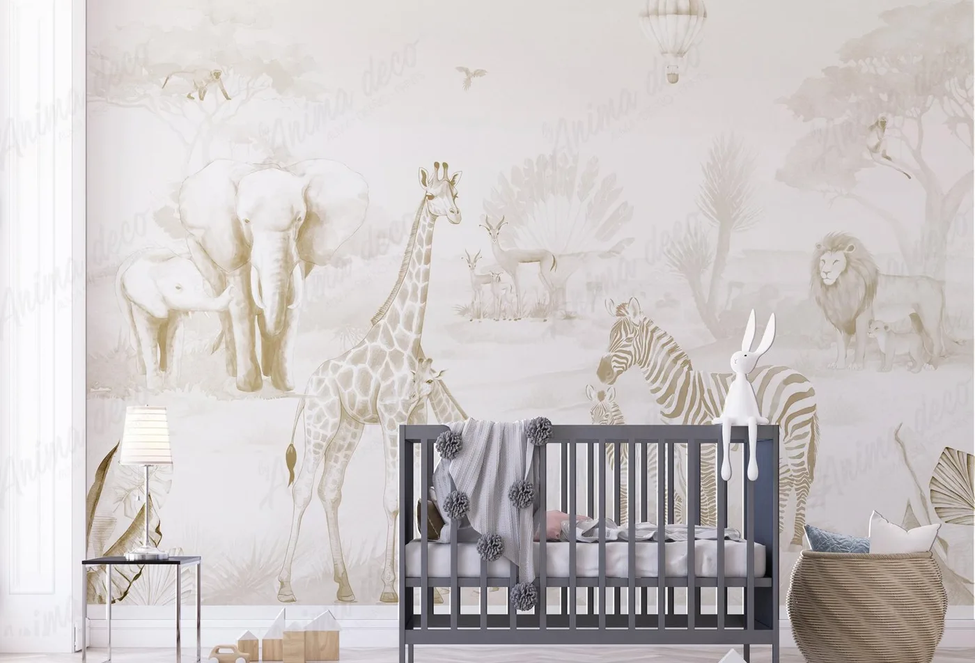 Papel mural Safaris - Infantiles - Personalizado