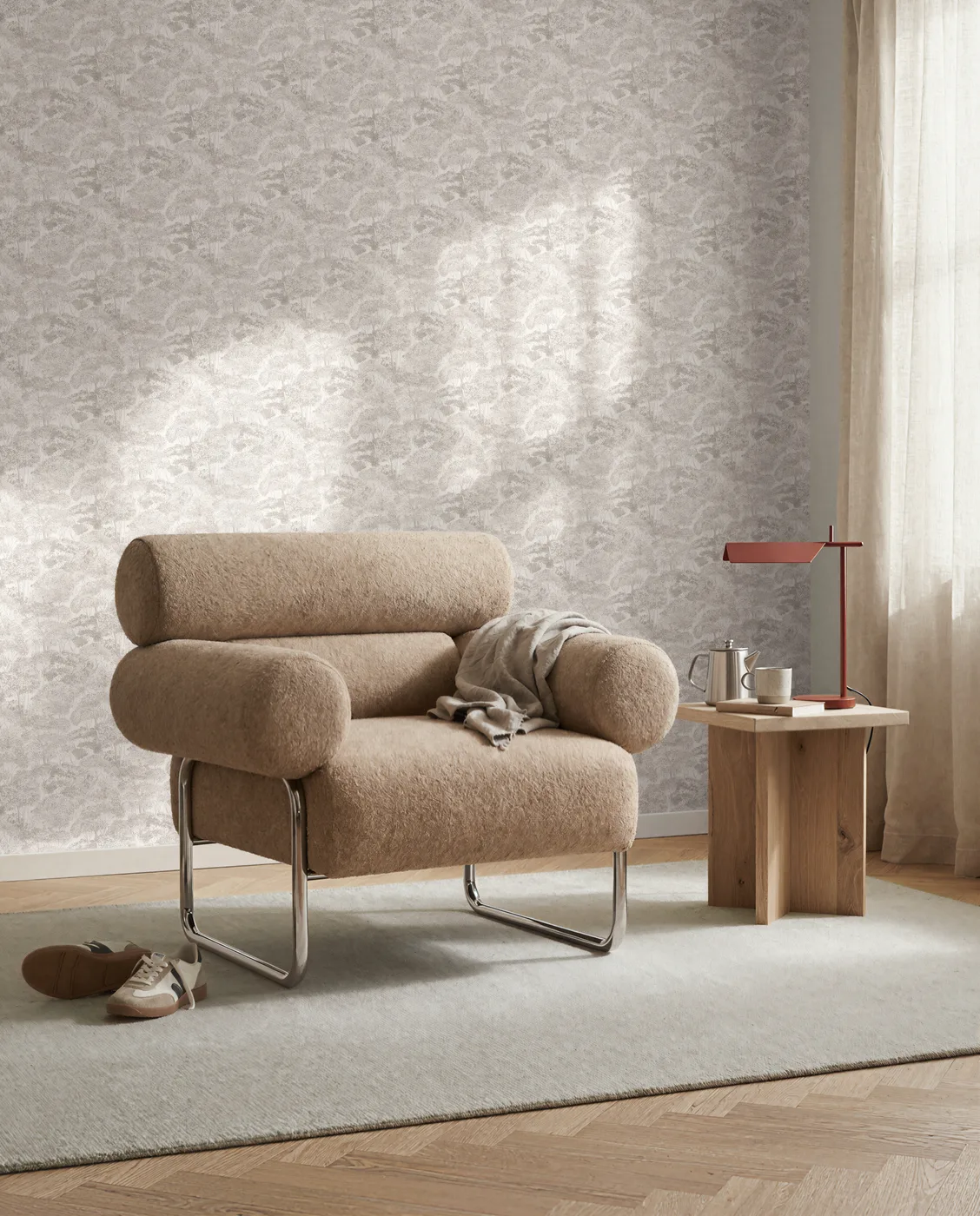 Papel mural Trend Spectrum - Arte y Diseño - Gris