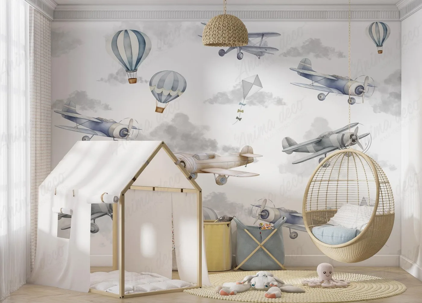 Papel mural Transportes - Infantiles - Personalizado